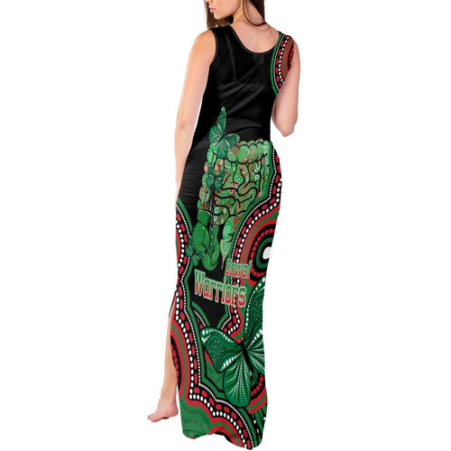 Australia Bowel Cancer Awareness Month Tank Maxi Dress Boxing Gloves Warriors Aboriginal Art