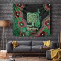 Australia Bowel Cancer Awareness Month Tapestry Boxing Gloves Warriors Aboriginal Art