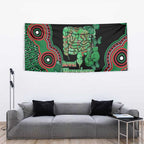 Australia Bowel Cancer Awareness Month Tapestry Boxing Gloves Warriors Aboriginal Art