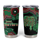 Australia Bowel Cancer Awareness Month Tumbler Cup Boxing Gloves Warriors Aboriginal Art