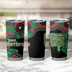Australia Bowel Cancer Awareness Month Tumbler Cup Boxing Gloves Warriors Aboriginal Art