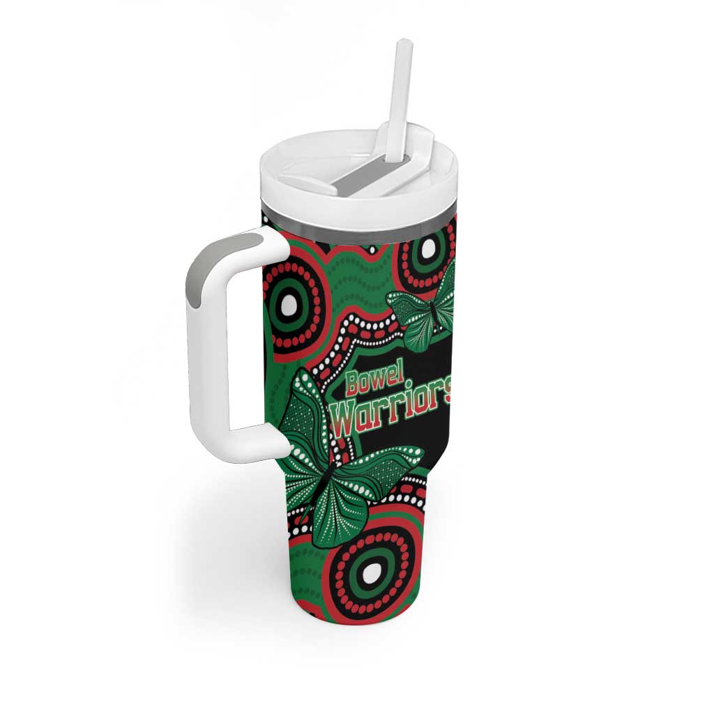 Australia Bowel Cancer Awareness Month Tumbler With Handle Boxing Gloves Warriors Aboriginal Art
