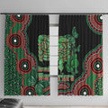 Australia Bowel Cancer Awareness Month Window Curtain Boxing Gloves Warriors Aboriginal Art