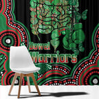 Australia Bowel Cancer Awareness Month Window Curtain Boxing Gloves Warriors Aboriginal Art