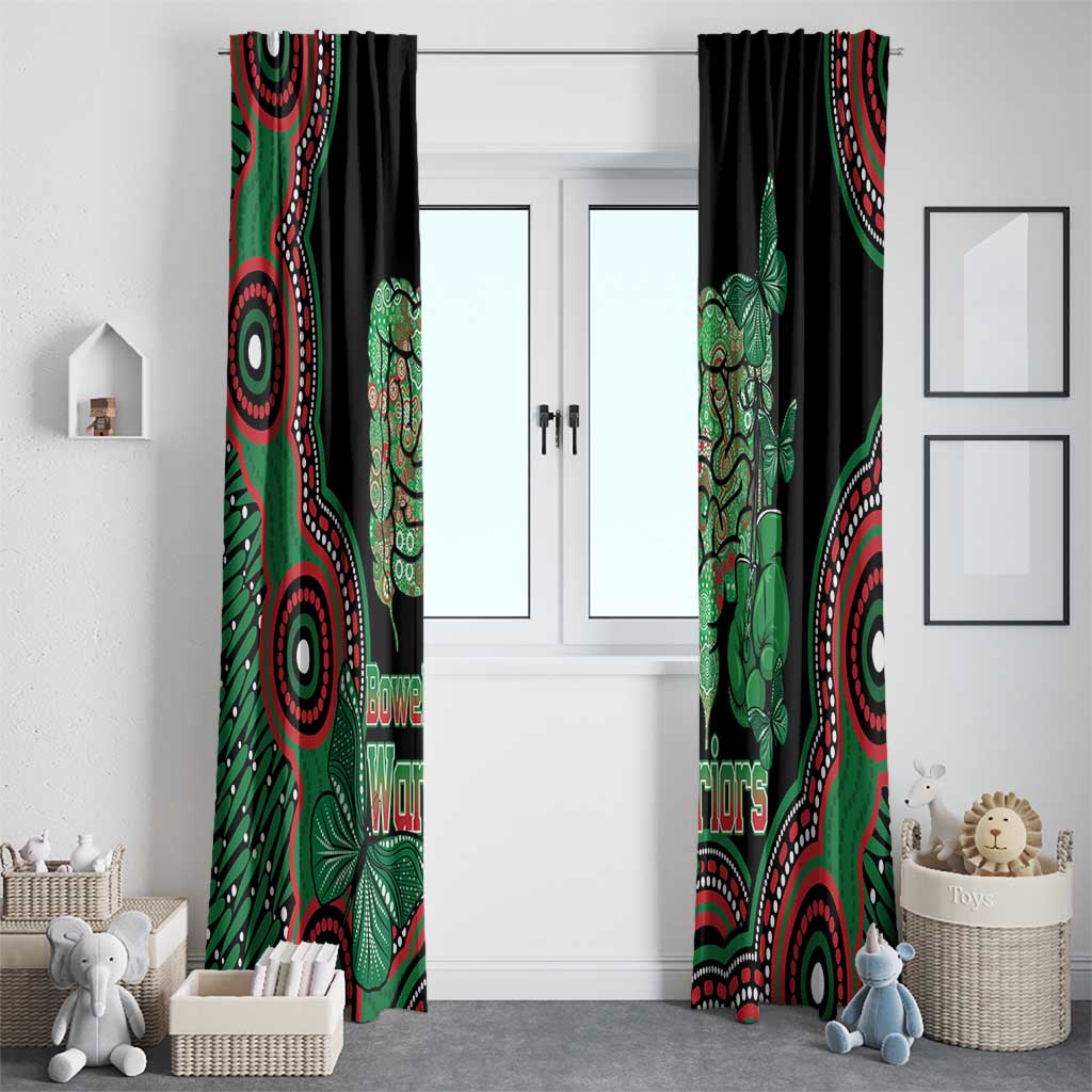 Australia Bowel Cancer Awareness Month Window Curtain Boxing Gloves Warriors Aboriginal Art