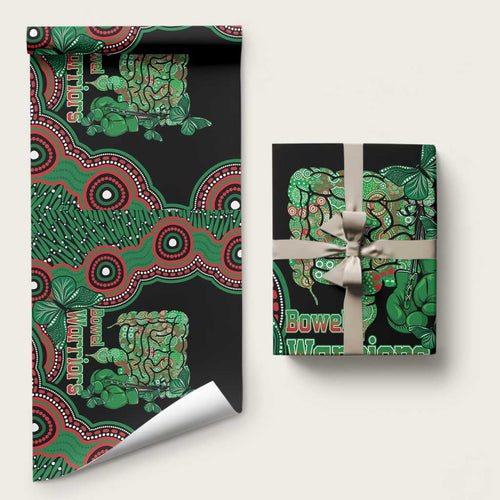 Australia Bowel Cancer Awareness Month Wrapping Paper Boxing Gloves Warriors Aboriginal Art - Aussie Hoodie