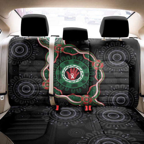 Australia Bowel Cancer Awareness Month Back Car Seat Cover Brave Strong Aboriginal Art