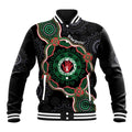 Australia Bowel Cancer Awareness Month Baseball Jacket Brave Strong Aboriginal Art