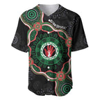 Australia Bowel Cancer Awareness Month Baseball Jersey Brave Strong Aboriginal Art