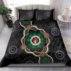 Australia Bowel Cancer Awareness Month Bedding Set Brave Strong Aboriginal Art