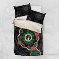 Australia Bowel Cancer Awareness Month Bedding Set Brave Strong Aboriginal Art