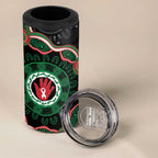 Australia Bowel Cancer Awareness Month 4 in 1 Can Cooler Tumbler Brave Strong Aboriginal Art