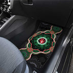 Australia Bowel Cancer Awareness Month Car Mats Brave Strong Aboriginal Art