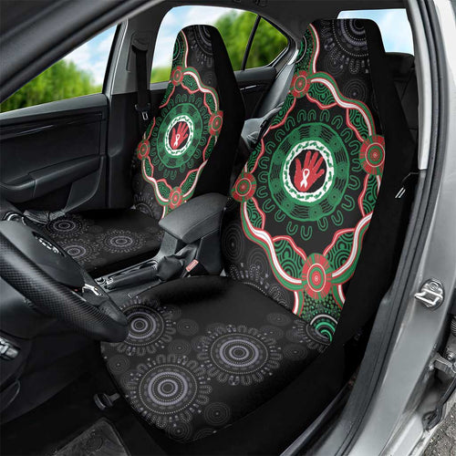 Australia Bowel Cancer Awareness Month Car Seat Cover Brave Strong Aboriginal Art