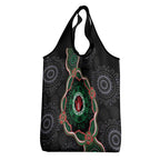 Australia Bowel Cancer Awareness Month Grocery Bag Brave Strong Aboriginal Art