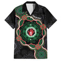 Australia Bowel Cancer Awareness Month Hawaiian Shirt Brave Strong Aboriginal Art