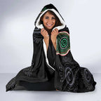 Australia Bowel Cancer Awareness Month Hooded Blanket Brave Strong Aboriginal Art