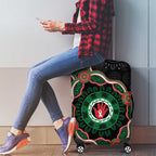 Australia Bowel Cancer Awareness Month Luggage Cover Brave Strong Aboriginal Art