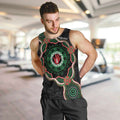 Australia Bowel Cancer Awareness Month Men Tank Top Brave Strong Aboriginal Art