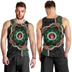 Australia Bowel Cancer Awareness Month Men Tank Top Brave Strong Aboriginal Art