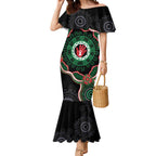 Australia Bowel Cancer Awareness Month Mermaid Dress Brave Strong Aboriginal Art