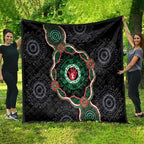 Australia Bowel Cancer Awareness Month Quilt Brave Strong Aboriginal Art