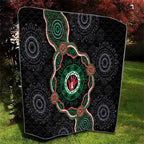 Australia Bowel Cancer Awareness Month Quilt Brave Strong Aboriginal Art