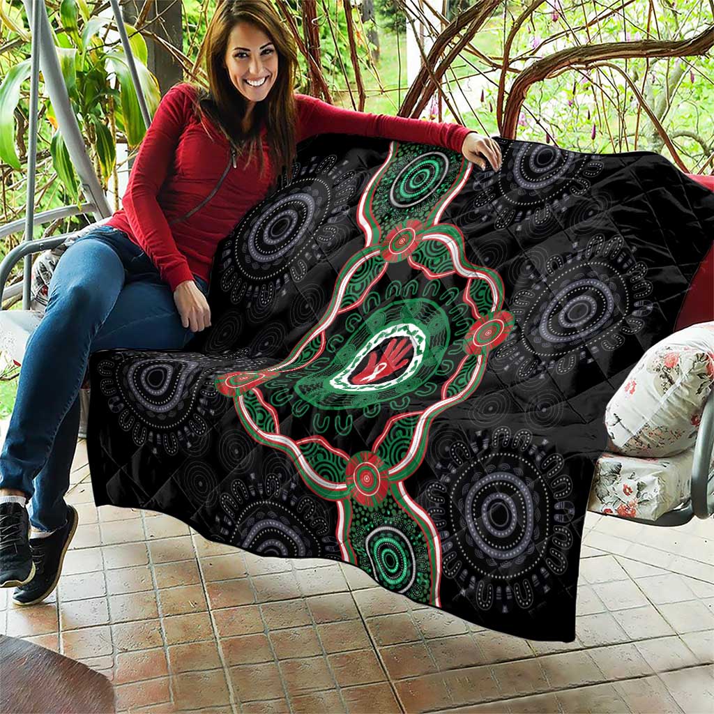 Australia Bowel Cancer Awareness Month Quilt Brave Strong Aboriginal Art