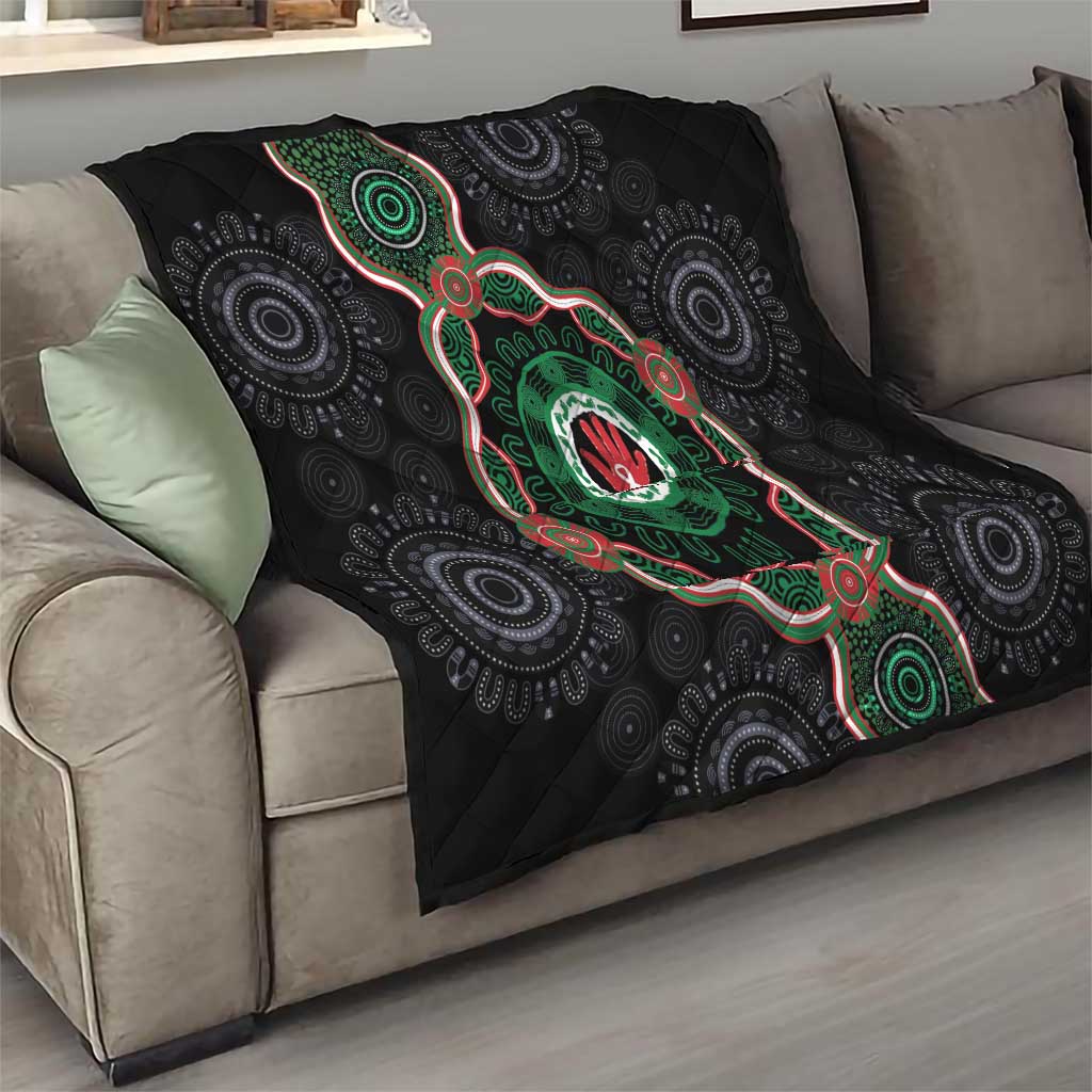 Australia Bowel Cancer Awareness Month Quilt Brave Strong Aboriginal Art