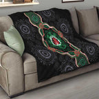 Australia Bowel Cancer Awareness Month Quilt Brave Strong Aboriginal Art