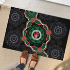 Australia Bowel Cancer Awareness Month Rubber Doormat Brave Strong Aboriginal Art