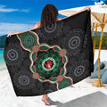Australia Bowel Cancer Awareness Month Sarong Brave Strong Aboriginal Art