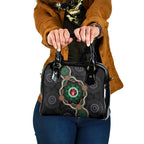 Australia Bowel Cancer Awareness Month Shoulder Handbag Brave Strong Aboriginal Art