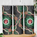 Australia Bowel Cancer Awareness Month Skinny Tumbler Brave Strong Aboriginal Art