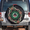 Australia Bowel Cancer Awareness Month Spare Tire Cover Brave Strong Aboriginal Art