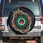 Australia Bowel Cancer Awareness Month Spare Tire Cover Brave Strong Aboriginal Art