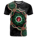 Australia Bowel Cancer Awareness Month T Shirt Brave Strong Aboriginal Art