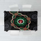 Australia Bowel Cancer Awareness Month Tablecloth Brave Strong Aboriginal Art