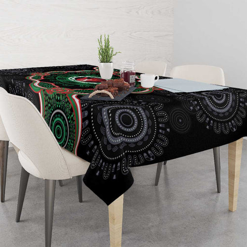 Australia Bowel Cancer Awareness Month Tablecloth Brave Strong Aboriginal Art