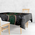 Australia Bowel Cancer Awareness Month Tablecloth Brave Strong Aboriginal Art
