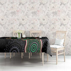 Australia Bowel Cancer Awareness Month Tablecloth Brave Strong Aboriginal Art