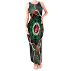 Australia Bowel Cancer Awareness Month Tank Maxi Dress Brave Strong Aboriginal Art