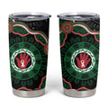 Australia Bowel Cancer Awareness Month Tumbler Cup Brave Strong Aboriginal Art