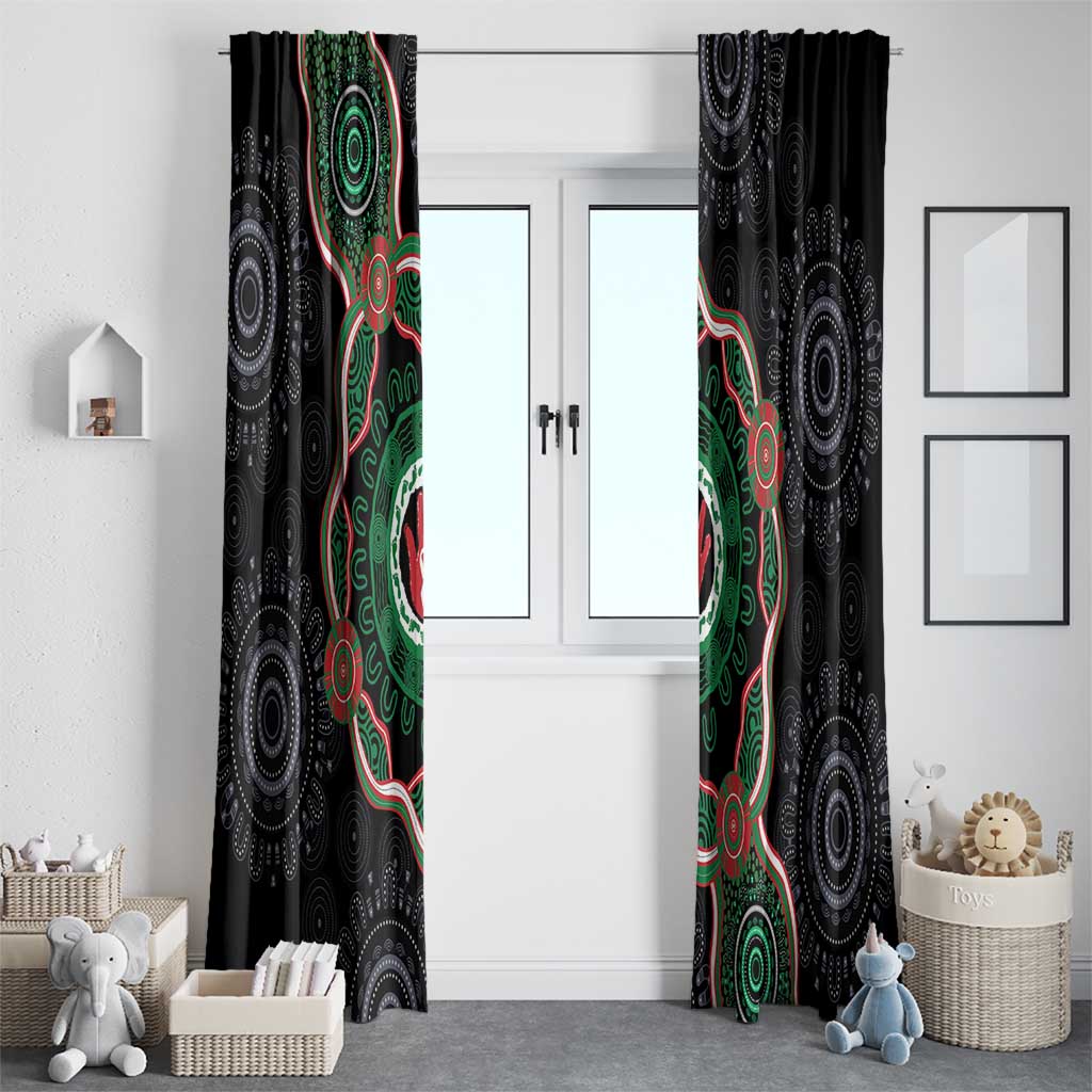 Australia Bowel Cancer Awareness Month Window Curtain Brave Strong Aboriginal Art