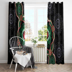 Australia Bowel Cancer Awareness Month Window Curtain Brave Strong Aboriginal Art