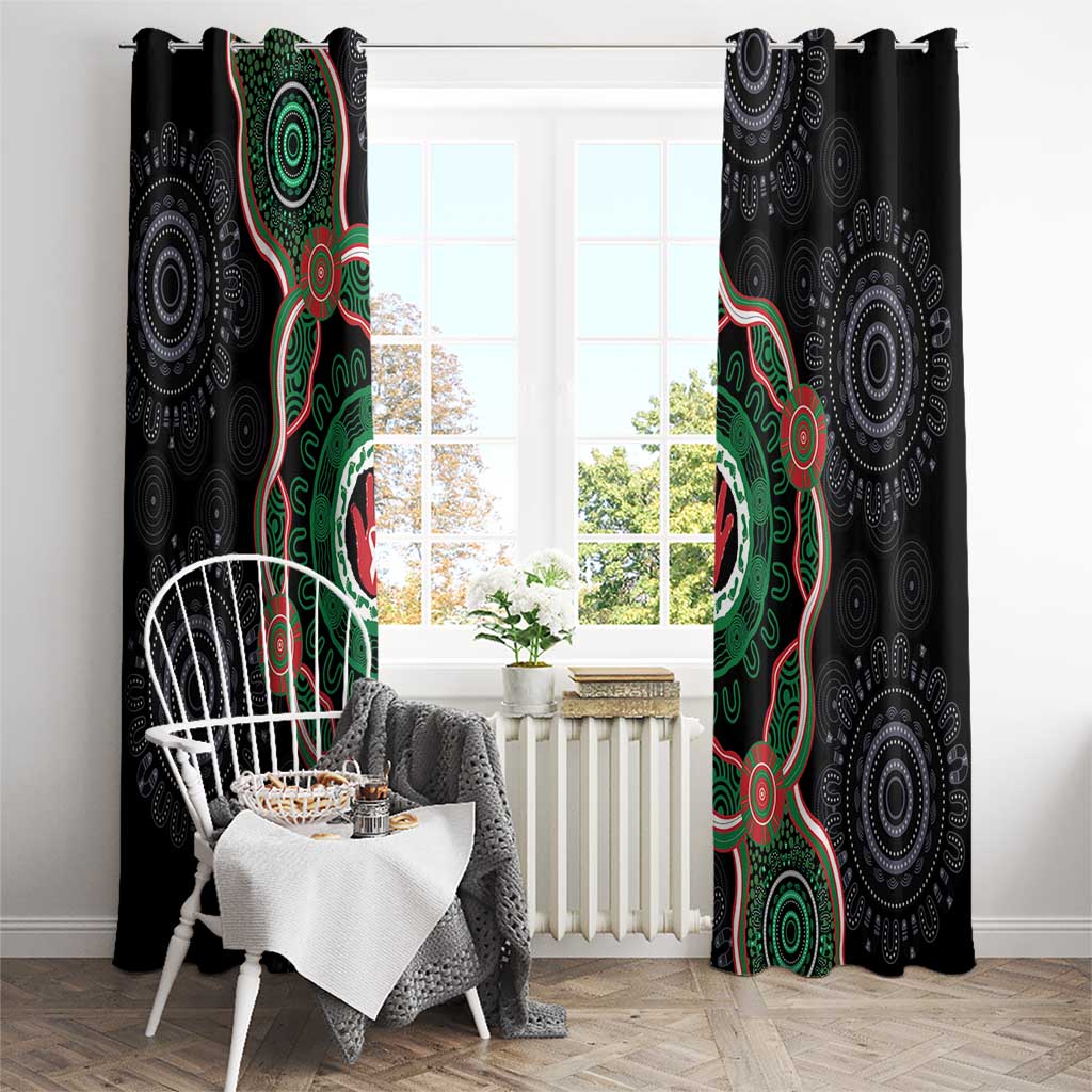 Australia Bowel Cancer Awareness Month Window Curtain Brave Strong Aboriginal Art