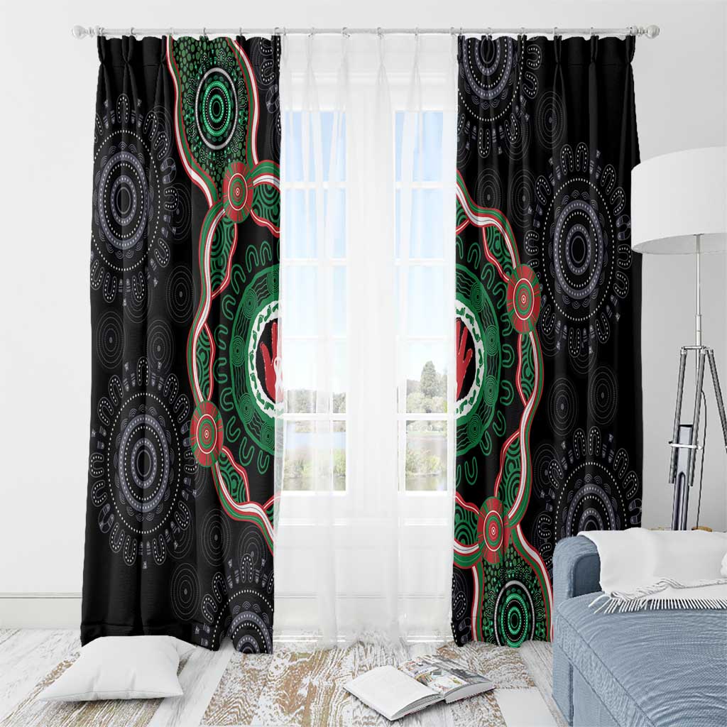 Australia Bowel Cancer Awareness Month Window Curtain Brave Strong Aboriginal Art