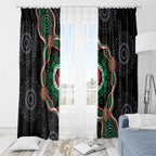 Australia Bowel Cancer Awareness Month Window Curtain Brave Strong Aboriginal Art