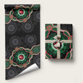 Australia Bowel Cancer Awareness Month Wrapping Paper Brave Strong Aboriginal Art - Aussie Hoodie