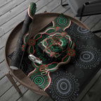 Australia Bowel Cancer Awareness Month Wrapping Paper Brave Strong Aboriginal Art - Aussie Hoodie